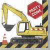 Construction Party Theme Truck Napkins / Serviettes 20PK