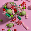 Candyland Crush Christmas Edible Food Sprinkles  - BY SPRINKS 75g