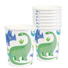 Dinosaur Roar Paper Cups 8Pk 270ml