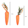 Easter Glitter Foam Orange Carrot Hanging Decorations