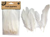 14cm White Feather 50pk