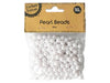 50G 8mm White Pearl Beads DIY Craft