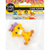 Giraffe Plasticine Jungle Animals Cake Topper