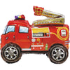 Fire Truck  Air Filled AirLoonz Foil Balloon 47m wide x 39cm tall