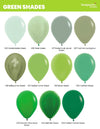 Sempertex Metallic Green 30cm Latex Balloon