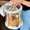 10'' inch Clear Round PET Cake or Flower Box Gift Box
