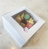 12'' x 6'' Inch White Clear Window Cake Box