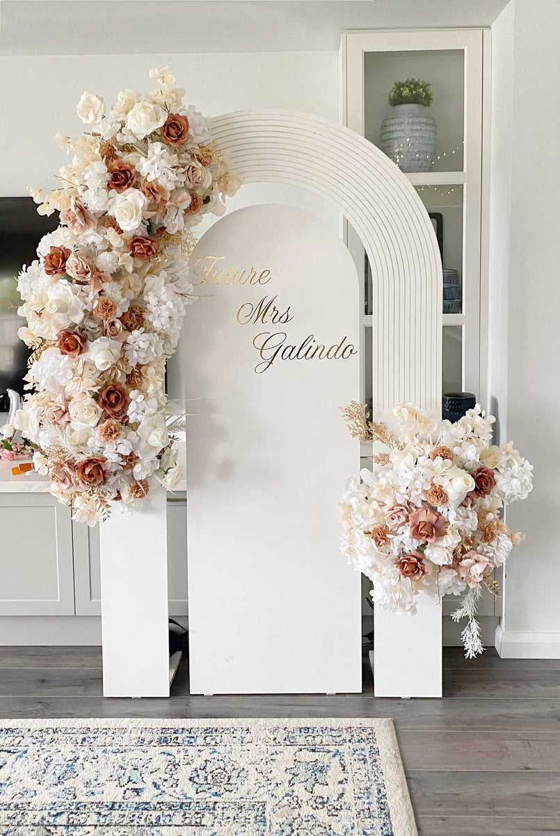 Double Ripple Arches - White – Top Party Supplies, Hoppers Crossing ...