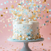 BLUE,WHITE & GOLD Edible Food Wafer Decorations (9g) - by Sprinks