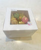 12'' x 6'' Inch White Clear Window Cake Box