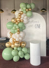 Half Ripple Arch Wall - White