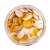 WHITE & GOLD Edible Food Wafer Decorations (9g) - by Sprinks