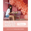 Matte Pastel Melon 12cm Mini Size Sempertex Latex Balloons