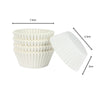 100pk 55mm Muffin Cases Baking Cups - White
