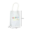 Happy Birthday Confetti Paper Gift Bags 5PK