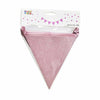 Rose Gold Glitter Flag Banner