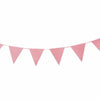 Rose Gold Glitter Flag Banner
