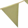 Gold Glitter Flag Banner