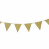 Gold Glitter Flag Banner