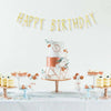1.5m Happy Birthday Gold Glitter Letter Bunting