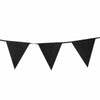 Black Glitter Flag Banner