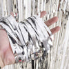 Metallic Silver Door Curtain Backdrop 1M Wide X 2M Long