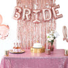 Metallic Rose Gold Foil Curtain Door Backdrop 1M Wide X 2M Long