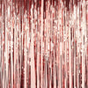 Metallic Rose Gold Foil Curtain Door Backdrop 1M Wide X 2M Long