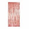 Metallic Rose Gold Foil Curtain Door Backdrop 1M Wide X 2M Long