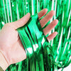 Metallic Green Curtain Backdrop 1M Wide X 2M Long
