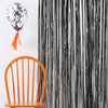 Metallic Black Foil Door Curtain Backdrop 1M Wide X 2M Long