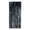 Metallic Black Foil Door Curtain Backdrop 1M Wide X 2M Long