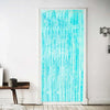 Iridescent Light Blue Foil Curtain Door Backdrop 1M Wide X 2M Long
