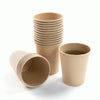 Kraft Brown 9OZ Paper Cups Pack of 8