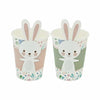 Easter Bunny Wrap Paper Cups 8pk
