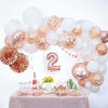 Rose Gold & White - Balloon Arch Garland Kit