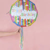 Happy Birthday Round Folded Pinata