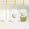 Eid Mubarak White and Gold Gift Tag