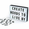 LED Lightbox with Coloured Letters, Numbers & Symbols