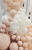 Satin White 12cm  Mini Size Sempertex Balloons