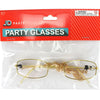 100 Days Of School Costume - Gold Rim Glasses With Chain