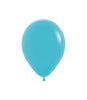 Fashion Caribbean Blue  12cm Mini Size Sempertex Latex Balloons