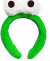 Green Fluffy Monster Headband Sesame Street Party Kids Costumes