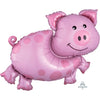 Anagram Farm Animal Pig (89cm x 64cm) Foil Shape Balloon