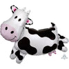 Anagram Cow Farm Animal Foil Shape Balloon (76cm x 71cm)