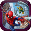 Small Spiderman Webbed Wonder Paper Square Plates 8Pack