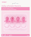 Pink Dummies Baby Shower Favours 4PK
