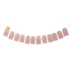 Girl's 1st Birthday Baby 12 Months Photo Party Banner -Pink