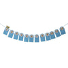 Boy's 1st Birthday Baby 12 Months Photo Party Banner -Blue
