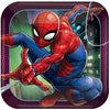 Large Spiderman Webbed Wonder 23cm Paper Square Plates 8Pack